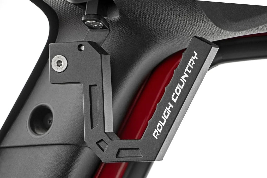 Rough Country Grab Handles | Alum | FR & RR | Jeep Wrangler JK/Wrangler Unlimited  (07-18) 6509 - Side View