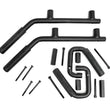 Load image into Gallery viewer, Rough Country Grab Handles | Steel | FR &amp; RR | Black | Jeep Wrangler JK/Wrangler Unlimited (07-18) 6503 - Main Product View