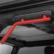 Load image into Gallery viewer, Rough Country Grab Handles | Steel | FR &amp; RR | Red | Jeep Wrangler JK/Wrangler Unlimited (07-18) 6503RED - Detail View