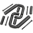 Load image into Gallery viewer, Rough Country Grab Handles | Steel | Front | Black | Jeep Wrangler JK/Wrangler Unlimited (07-18) 6501 - Main Product View