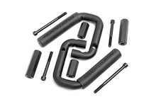 Load image into Gallery viewer, Rough Country Grab Handles | Steel | Front | Black | Jeep Wrangler JK/Wrangler Unlimited (07-18) 6501 - Main Product View