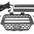 Load image into Gallery viewer, Rough Country Grille Kit | 10" Black Slimline LED Pair | Polaris RZR XP 1000 93041 - Side View