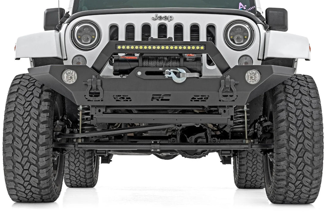 Rough Country HD Steering Kit | Jeep Wrangler JK/Wrangler Unlimited  (2007-2018) - Back View