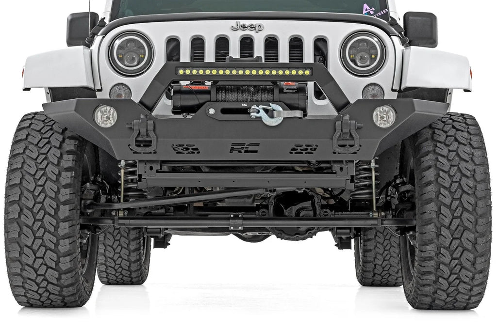 Rough Country HD Steering Kit | Jeep Wrangler JK/Wrangler Unlimited  (2007-2018) - Back View