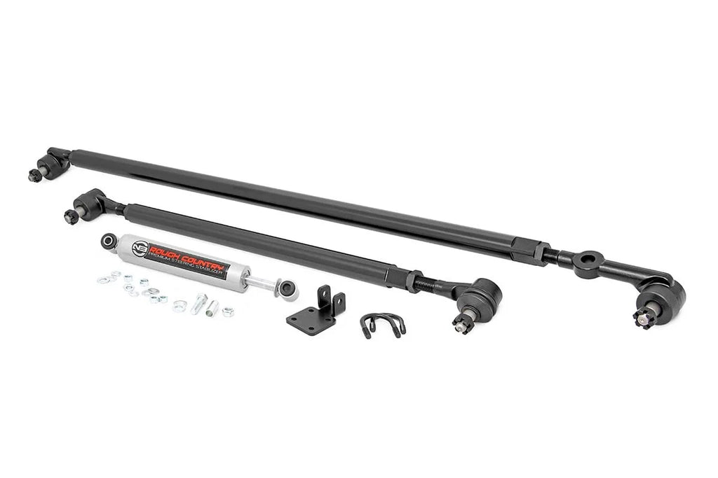 Rough Country HD Steering Kit | Stabilizer Combo | Jeep Cherokee XJ/Comanche MJ/Wrangler TJ 10613 - Main Product View