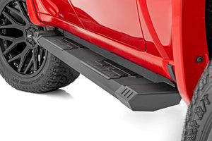 Rough Country HD2 Aluminum Running Boards | Crew Cab | Chevy/GMC 1500/2500HD/3500HD (19-24) SRB01900B - Main Product View