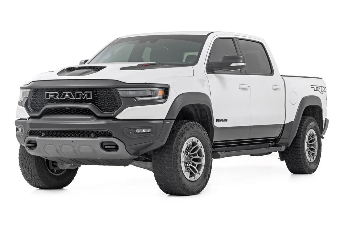 Rough Country HD2 Aluminum Running Boards | Crew Cab | Ram 1500 (19-25)/1500 TRX (21-24) SRB01950A - Side View