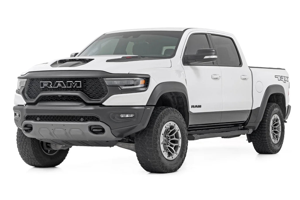 Rough Country HD2 Aluminum Running Boards | Crew Cab | Ram 1500 (19-25)/1500 TRX (21-24) SRB01950A - Side View