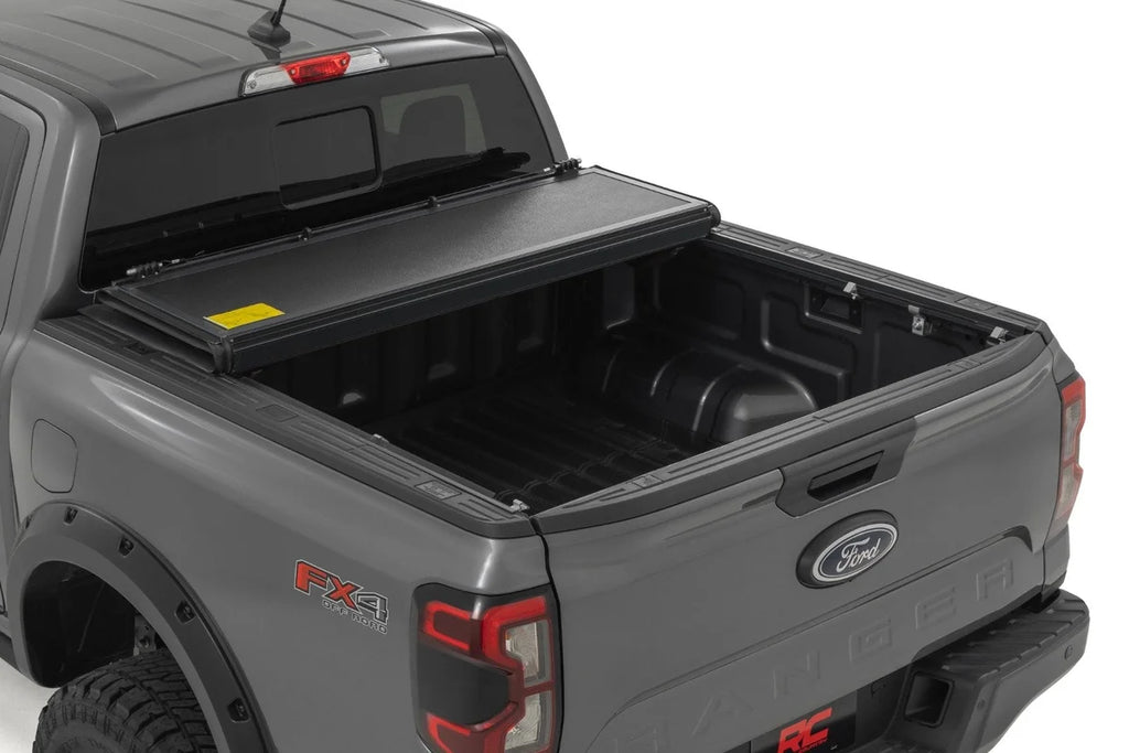 Rough Country Hard Low Profile Bed Cover | 5' Bed | Ford Ranger 2WD/4WD (2024-2026) - Side View