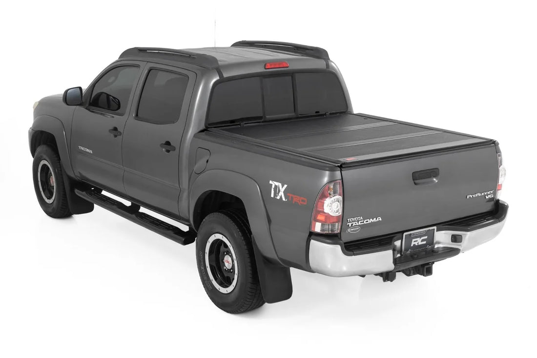 Rough Country Hard Low Profile Bed Cover | 5' Bed | Toyota Tacoma 2WD/4WD (05-15) 47415500B - Back View