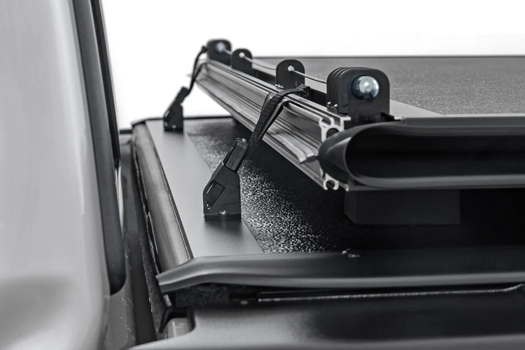Rough Country Hard Low Profile Bed Cover | 5'7" Bed | Ford F-150 2WD/4WD (2004-2014) - Installation View