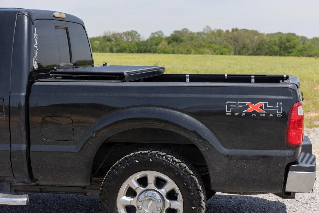 Rough Country Hard Low Profile Bed Cover | 6'10" Bed | Ford F-250/F-350 Super Duty (99-16) - Additional View 6