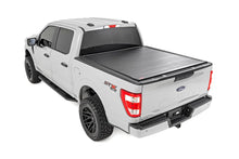 Load image into Gallery viewer, Rough Country Hard Roll Up Bed Cover | 5'7" Bed | Ford F-150 (15-25)/F-150 Lightning (22-25) - Installation View