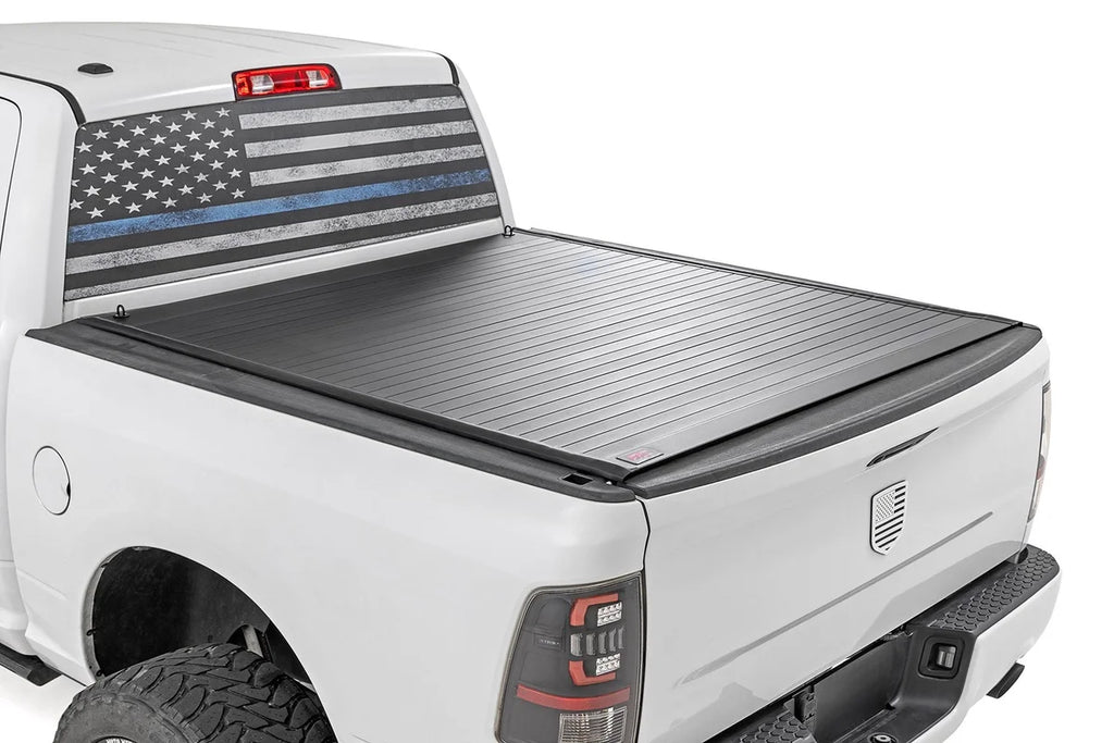 Rough Country Hard Roll Up Bed Cover | 5'7" Bed | Ram 1500 (09-18)/2500 (09-26) - Main Product View
