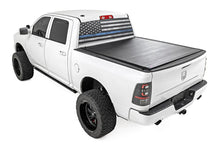 Load image into Gallery viewer, Rough Country Hard Roll Up Bed Cover | 5'7" Bed | Ram 1500 (09-18)/2500 (09-26) - Back View
