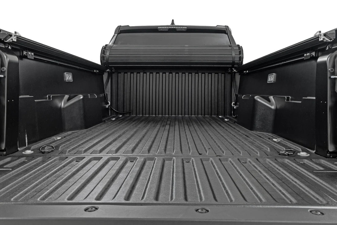 Rough Country Hard Roll Up Bed Cover | 6' Bed | Toyota Tacoma 2WD/4WD (2024-2026) - Installation View