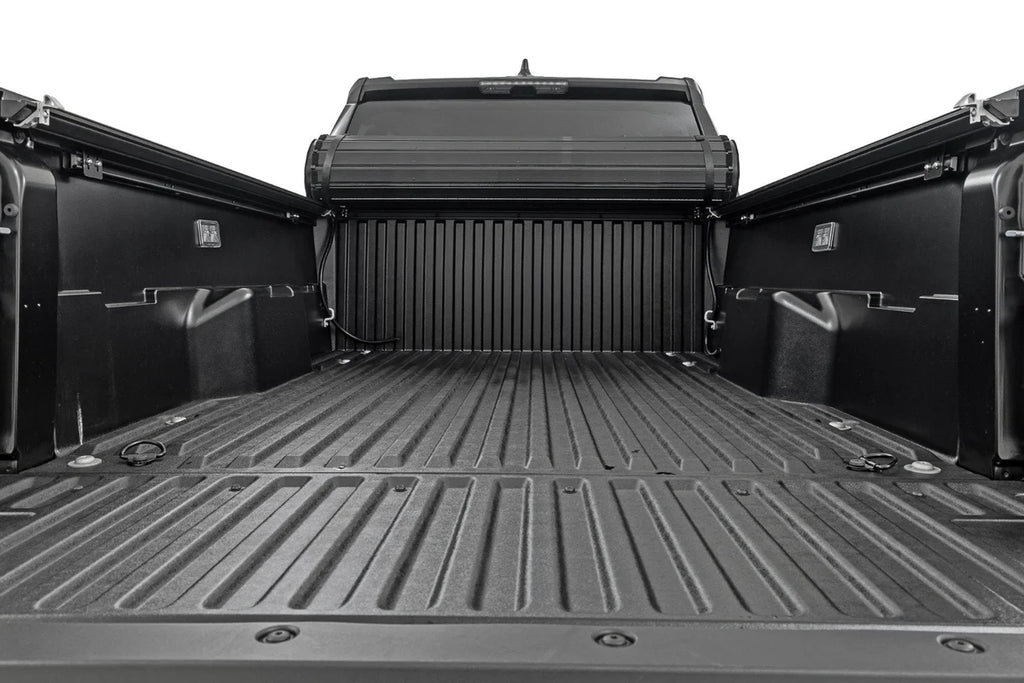 Rough Country Hard Roll Up Bed Cover | 6' Bed | Toyota Tacoma 2WD/4WD (2024-2026) - Installation View