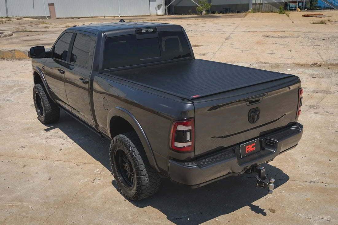 Rough Country Hard Roll Up Bed Cover | 6'4" Bed | Ram 1500 (09-18)/2500 (09-26) - Additional View 5