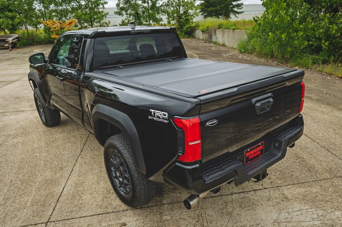 Rough Country Hard Tri-Fold Flip Up Bed Cover | 6' Bed | Toyota Tacoma 2WD/4WD (2024-2026) - Additional View 6