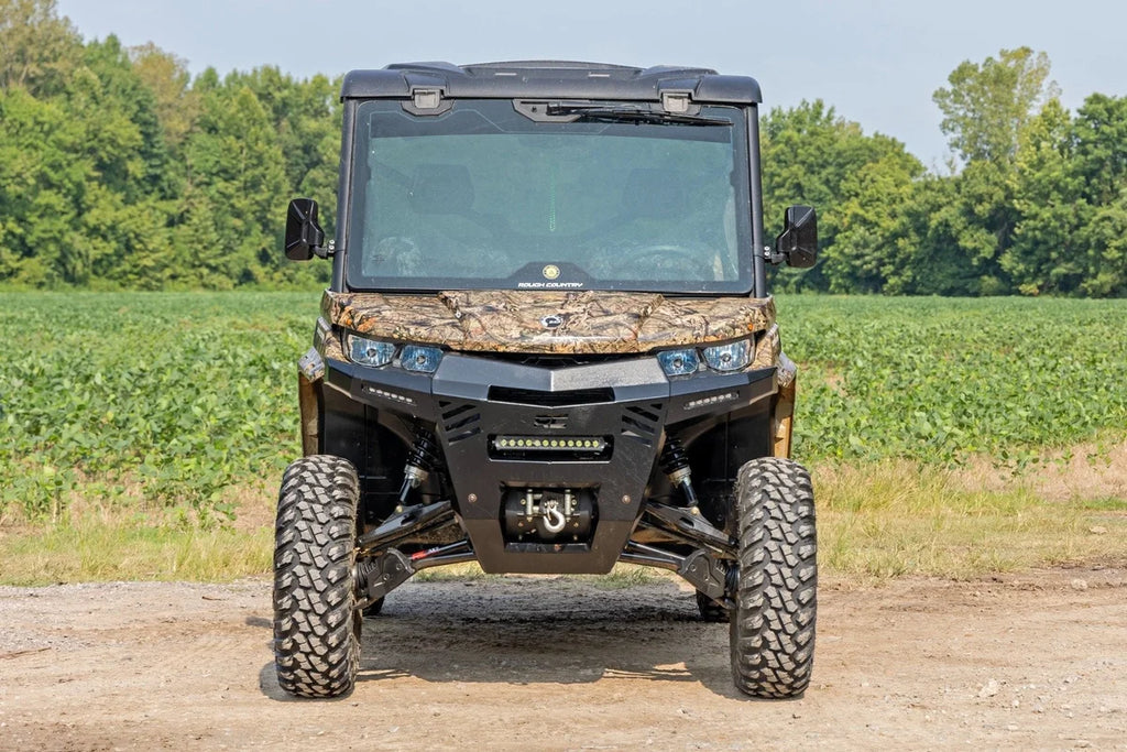 Rough Country Heavy-Duty Replacement Axle | Front Right | 4340 Chromoly AX3 | Can-Am Defender MAX HD10 - Installation View