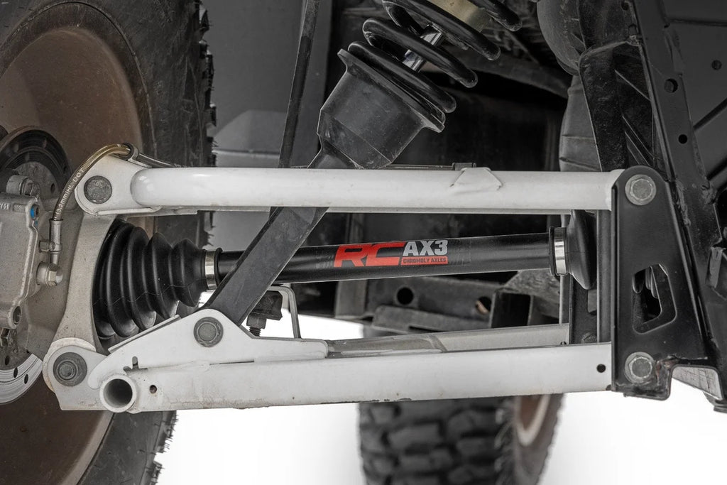 Rough Country Heavy-Duty Replacement Axle | Rear | 4340 Chromoly AX3 | Polaris Ranger - Side View