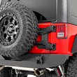 Load image into Gallery viewer, Rough Country Heavy Duty Tire Carrier | Jeep Wrangler JK/Wrangler Unlimited  (2007-2018) 10523 - Back View