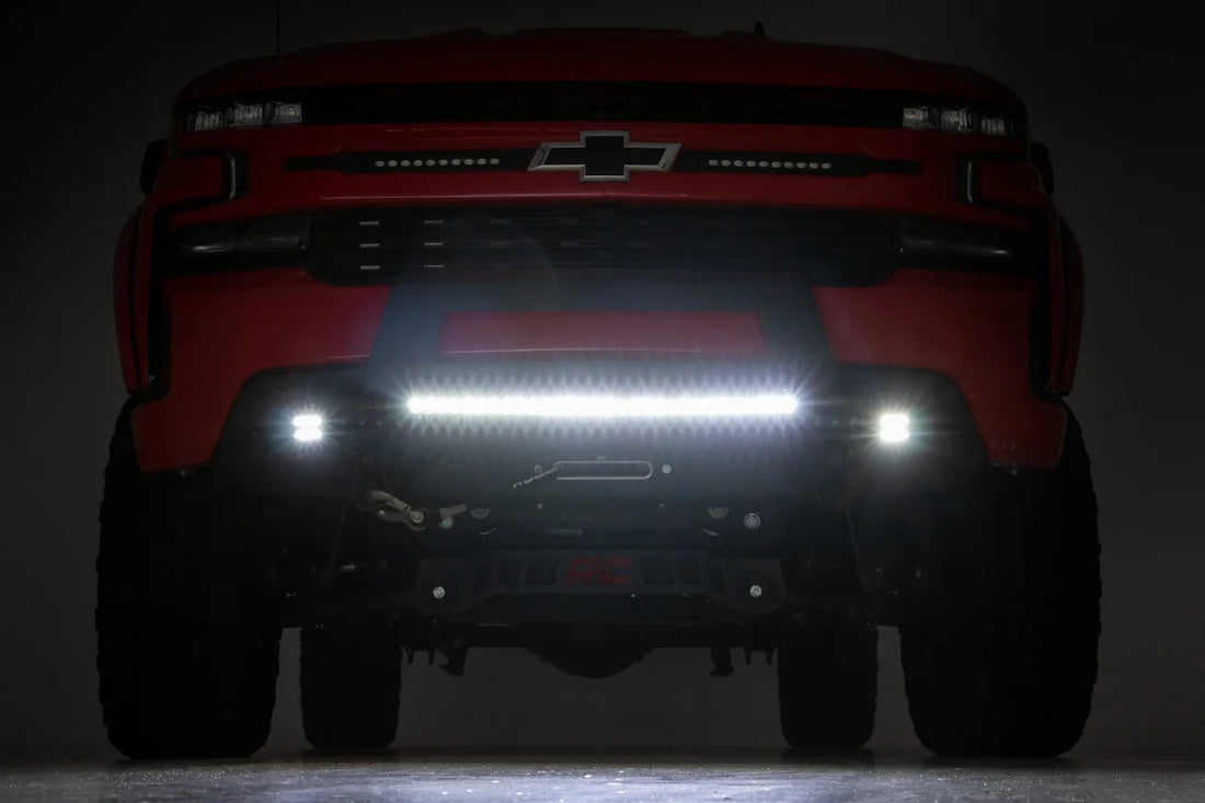Rough Country Hidden Winch Bumper | Chevy Silverado 1500 2WD/4WD (2019-2022) 10805 - Additional View 6