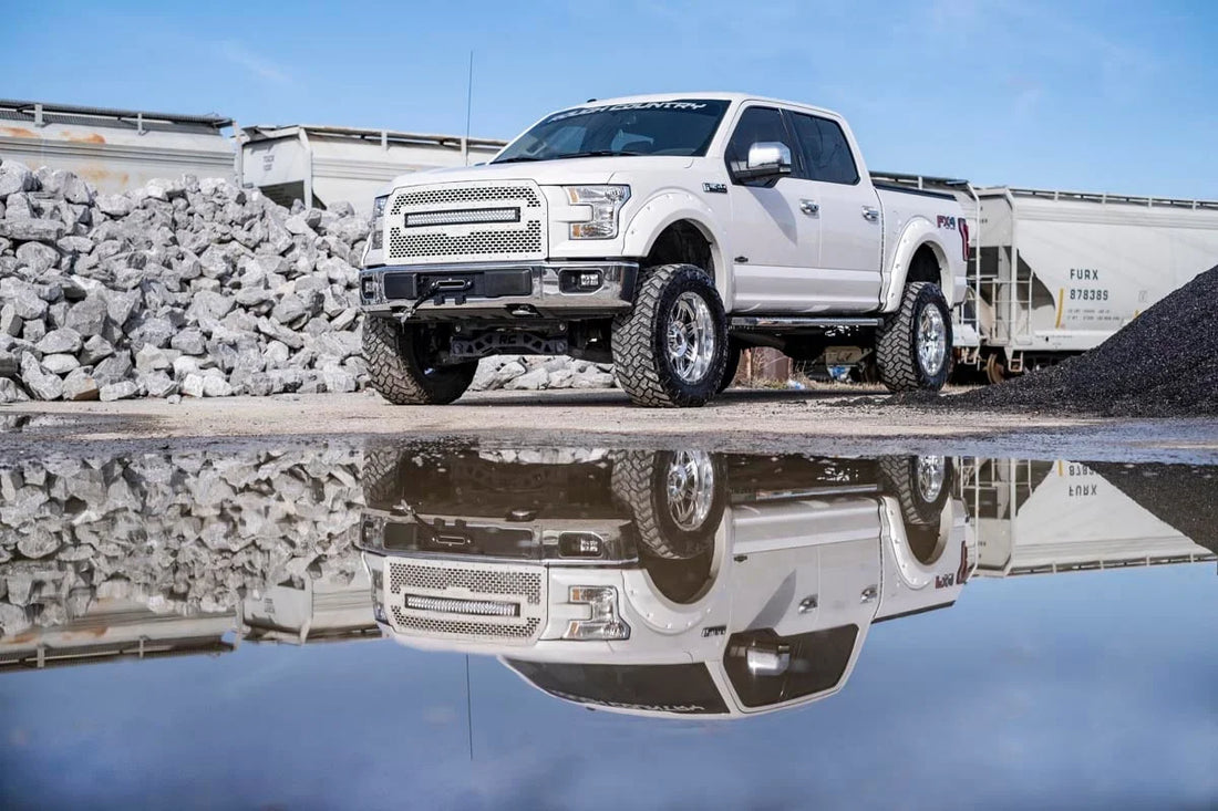 Rough Country Hidden Winch Mount | Ford F-150 2WD/4WD (2015-2020) 51007 - Installation View