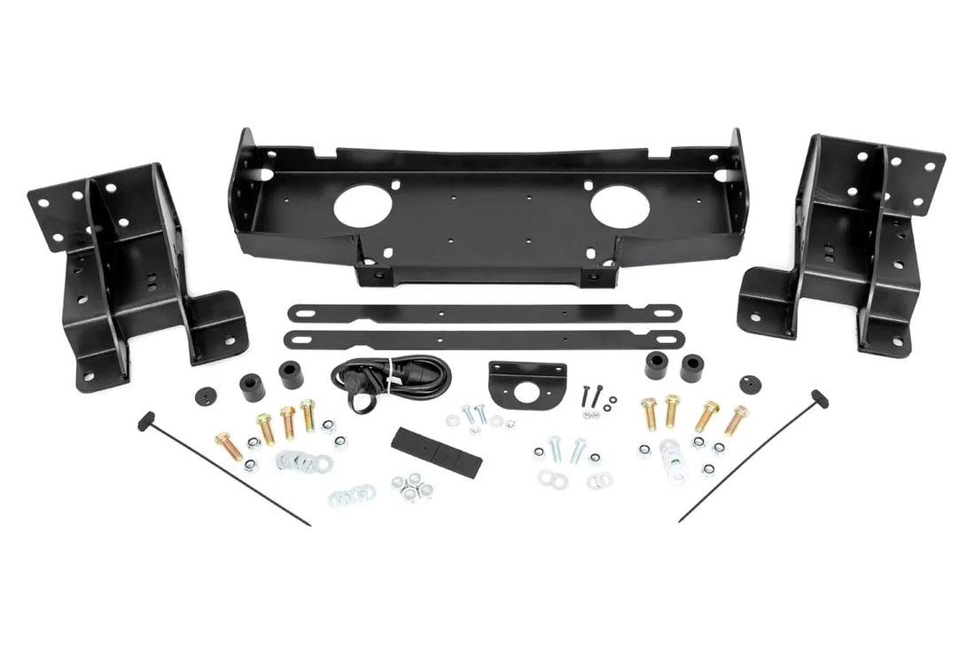 Rough Country Hidden Winch Mount | Jeep Grand Cherokee WK2 4WD (2014-2020) 10602 - Side View