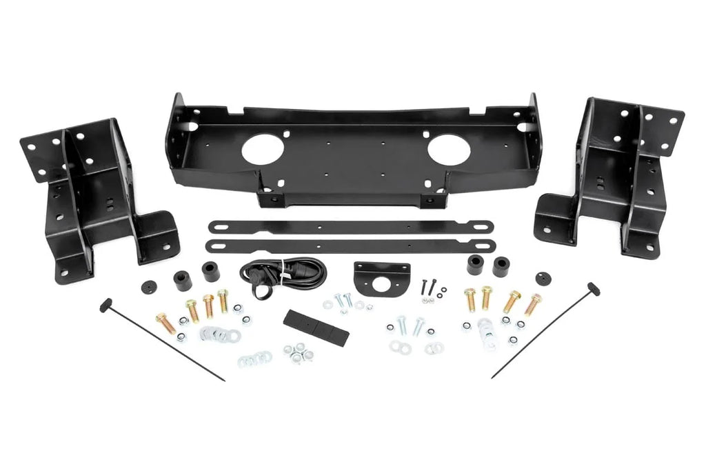 Rough Country Hidden Winch Mount | Jeep Grand Cherokee WK2 4WD (2014-2020) 10602 - Side View