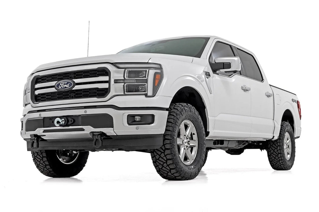 Rough Country Hidden Winch Mount | PRO12000S | Ford F-150 (2021-2025) - Back View