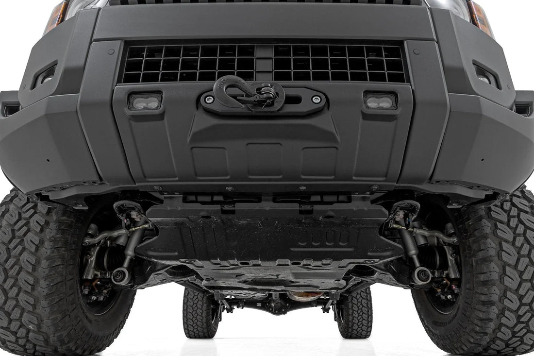 Rough Country Hidden Winch Mount | White SAE | Fog | Toyota Land Cruiser 4WD (2024-2025) - Additional View 6