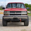 Load image into Gallery viewer, Rough Country Hidden Winch Mounting Plate | Chevy C1500/K1500 Truck &amp; SUV 4WD (1988-1999) 11008 - Installation View