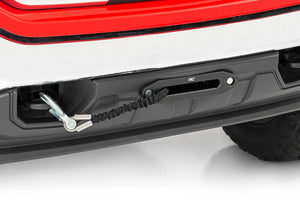 Rough Country Hidden Winch Mounting Plate | Chevy/GMC 1500 (14-18 & Classic) 11004 - Installation View