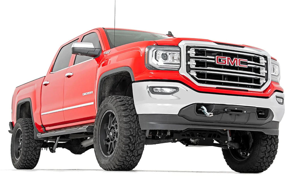 Rough Country Hidden Winch Mounting Plate | Chevy/GMC 1500 (14-18 & Classic) 11004 - Installation View