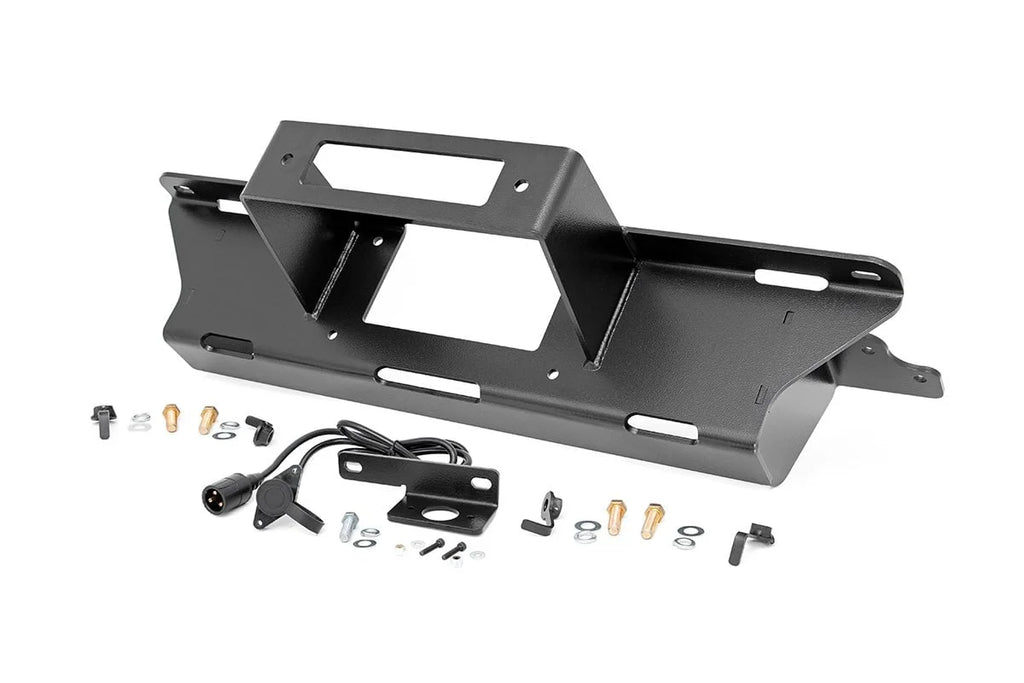 Rough Country Hidden Winch Mounting Plate | Chevy/GMC 1500 (99-06 & Classic) 11002 - Side View