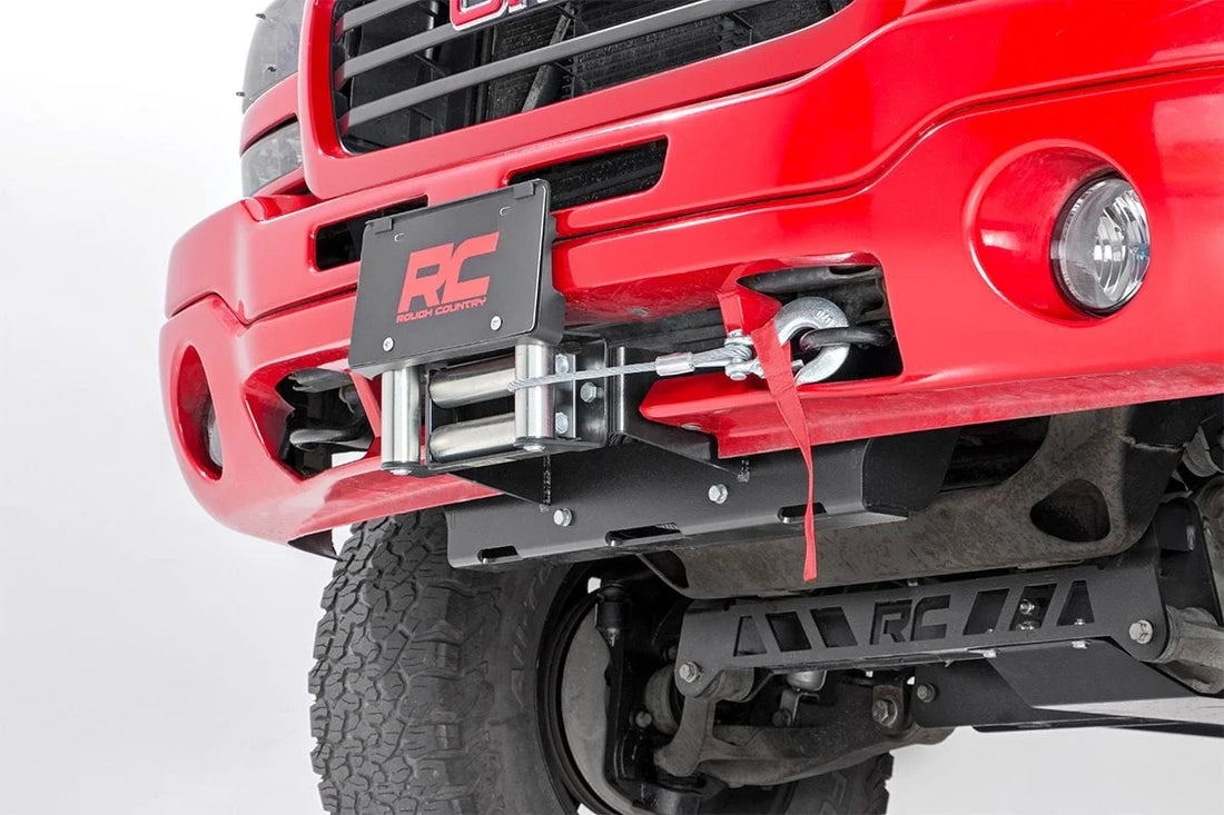 Rough Country Hidden Winch Mounting Plate | Chevy/GMC 1500 (99-06 & Classic) 11002 - Back View