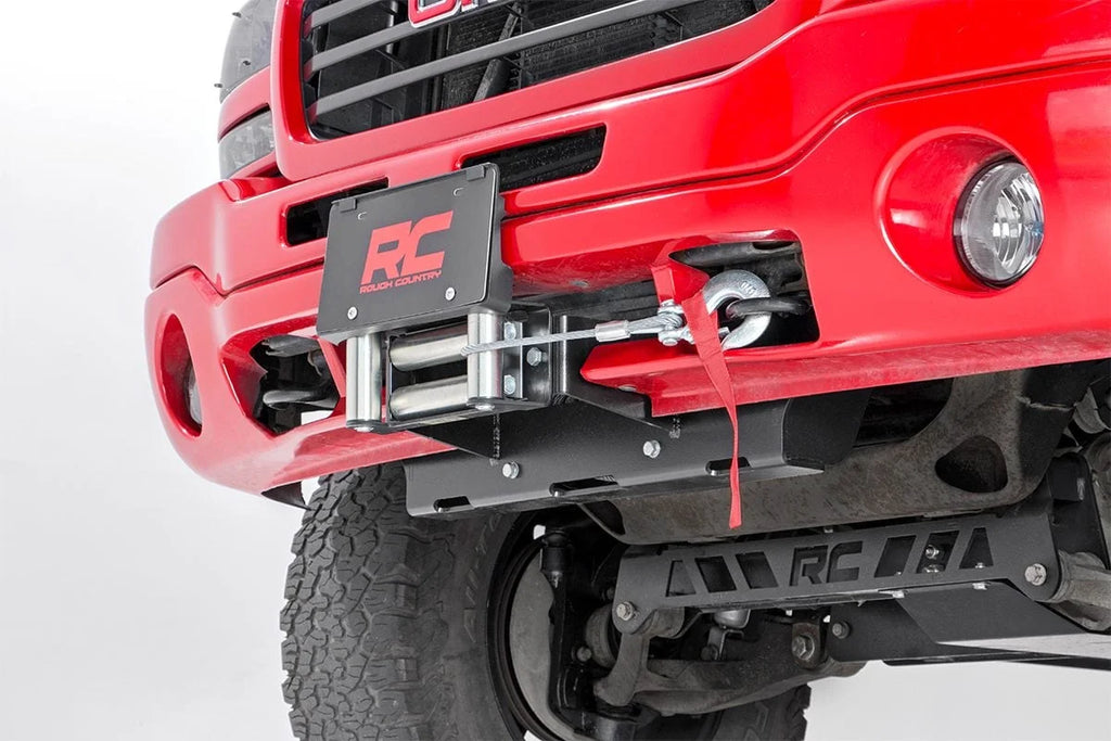 Rough Country Hidden Winch Mounting Plate | Chevy/GMC 1500 (99-06 & Classic) 11002 - Back View
