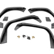 Load image into Gallery viewer, Rough Country High Clearance LED Flat Fender Flare Kit | UV Treated | Jeep Wrangler JL (18-24) 99036 - Angled View