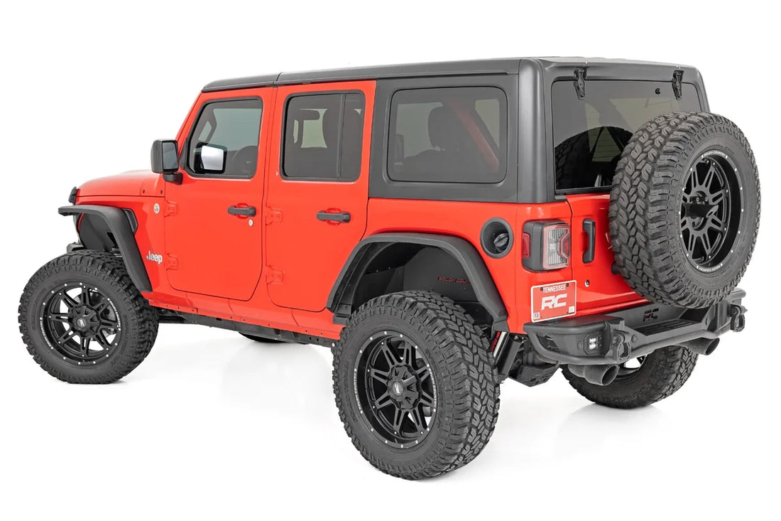 Rough Country High Clearance LED Flat Fender Flare Kit | UV Treated | Jeep Wrangler JL (18-24) 99036 - Additional View 5