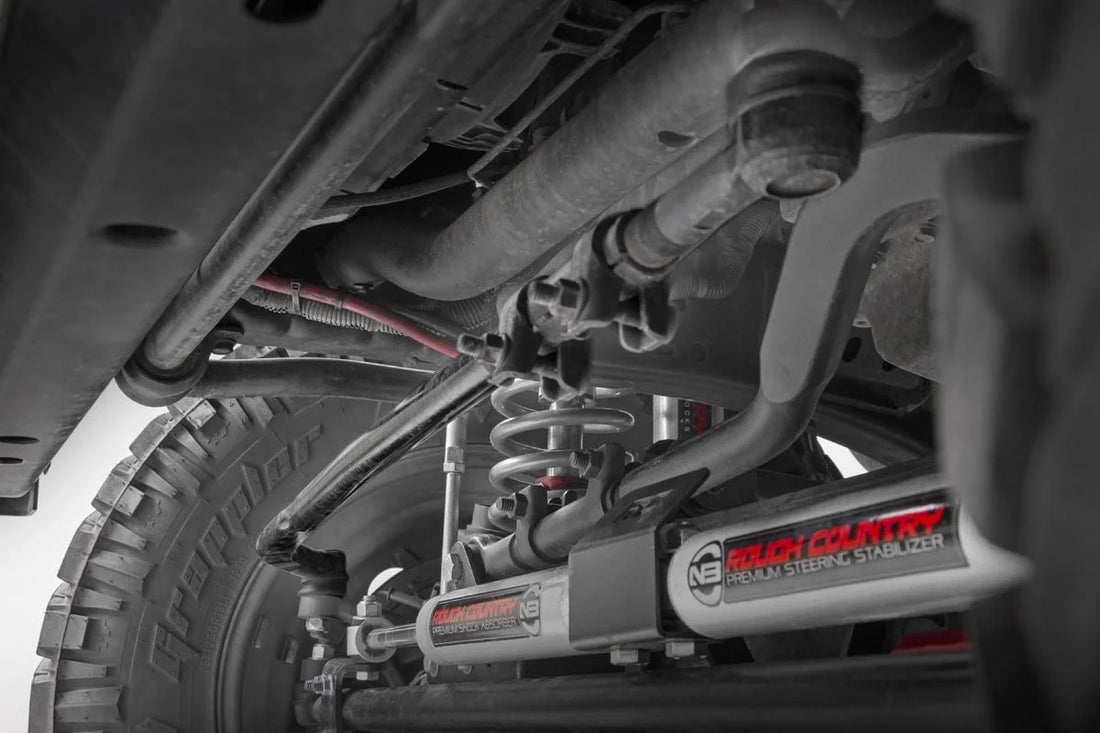 Rough Country High Steer Kit | Jeep Wrangler JK/Wrangler Unlimited  (2007-2018) 10600 - Back View