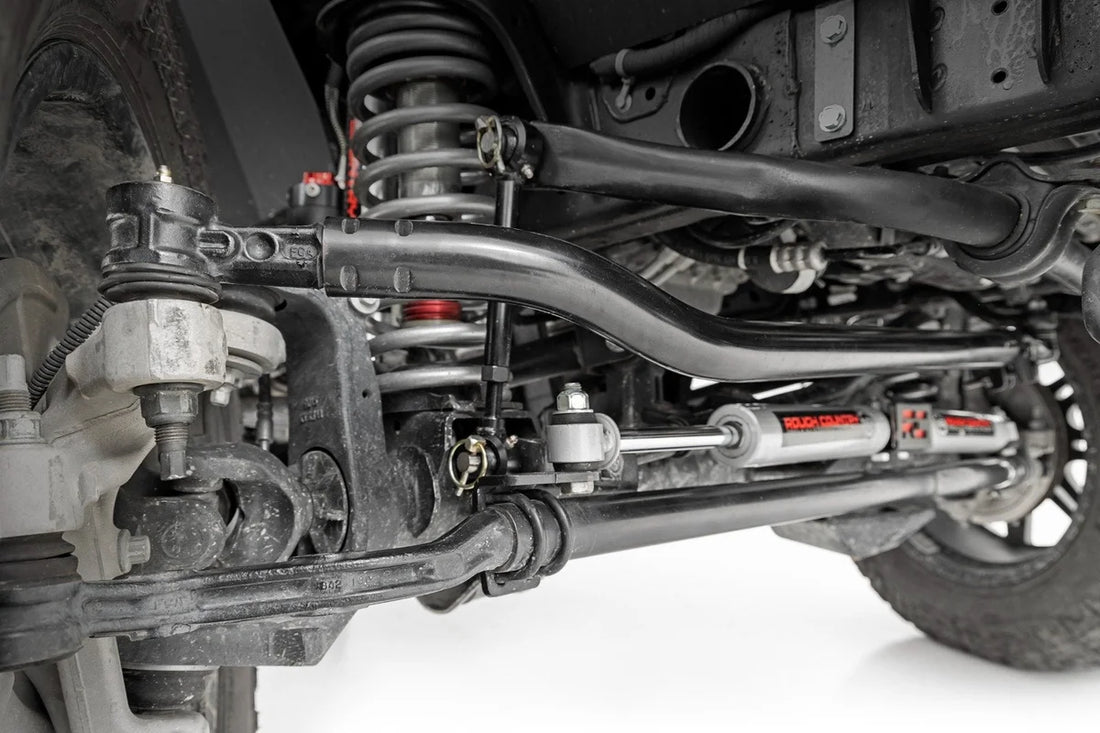 Rough Country High Steer Kit | Track Bar Bracket Combo | Jeep Wrangler JL (18-24)/Wrangler Unlimited (18-24) 10638 - Side ...
