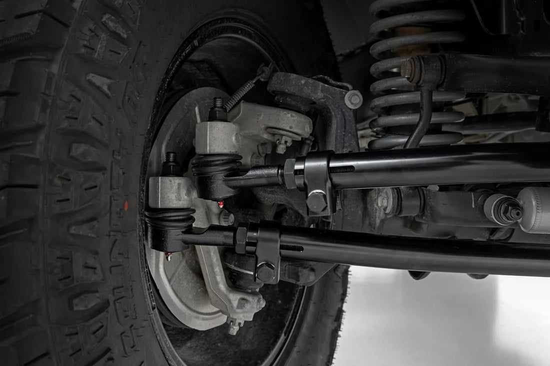 Rough Country High Steer Kit | w/ N3 Steering Stabilizer | Jeep Gladiator JT/Wrangler JL (18-26) 10663 - Installation View