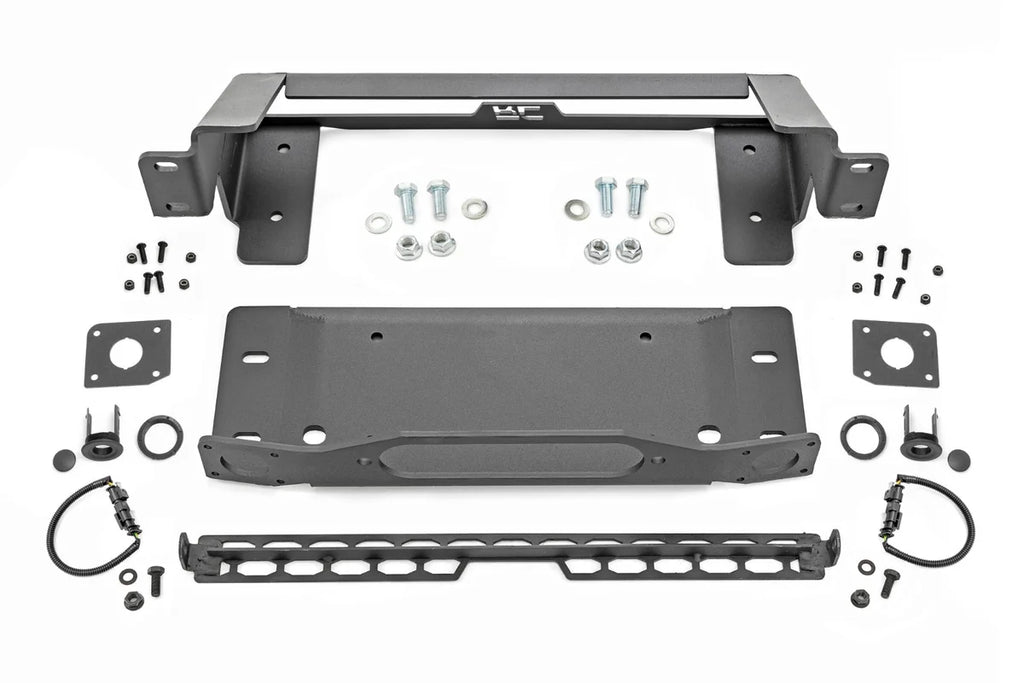 Rough Country High Winch Mount | All Models | Ford Bronco 4WD (2021-2024) 51066 - Mounting View