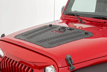 Load image into Gallery viewer, Rough Country Hood Louver with RC Logo | Jeep Wrangler JK/Wrangler Unlimited  (2007-2018) 10527 - Side View