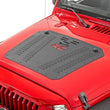 Load image into Gallery viewer, Rough Country Hood Louver with RC Logo | Jeep Wrangler JK/Wrangler Unlimited  (2007-2018) 10527 - Installation View