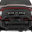 Load image into Gallery viewer, Rough Country Hood Protector | Gloss Black | Ram 2500/3500 2WD/4WD (2019-2026) HP20011-RCGB - Back View