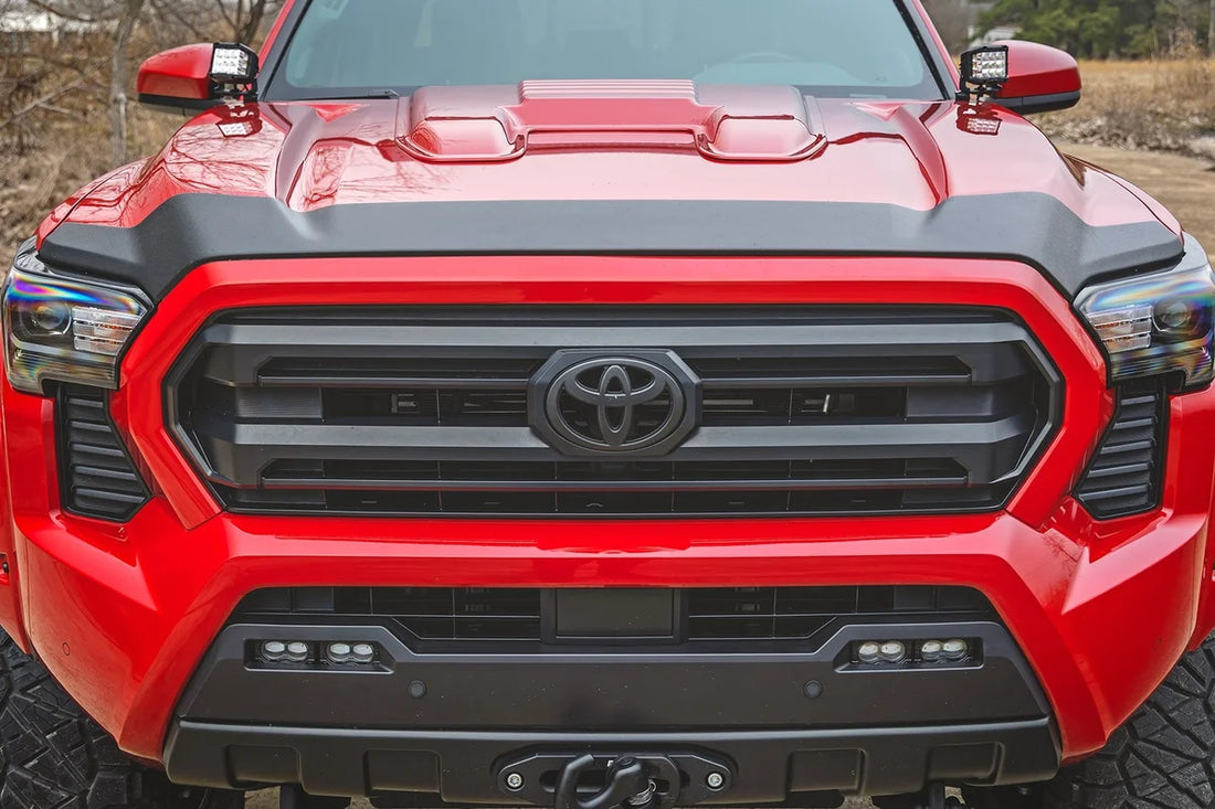 Rough Country Hood Protector | Toyota Tacoma 2WD/4WD (2024-2026) HP80011 - Installation View