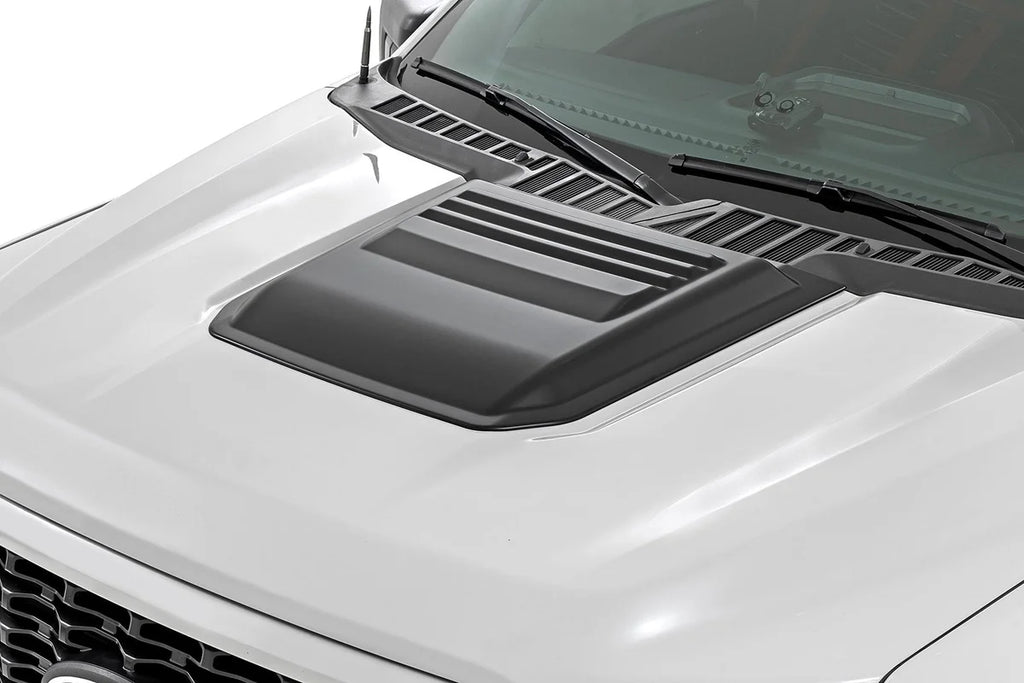 Rough Country Hood Scoop | Ford F-150 2WD/4WD (2021-2025) - Installation View