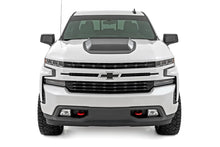 Load image into Gallery viewer, Rough Country Hood Scoop | GBA Black | Chevy Silverado 1500 2WD/4WD (2019-2026 &amp; Classic) - Side View